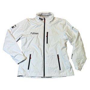 Helly Hansen women’s XL white Google employee tech winter jacket EUC